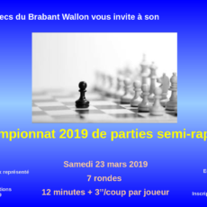 Tournoi De Parties Semi Rapides