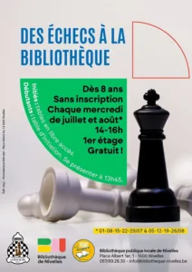 Échecs à la bibliothèque de Nivelles