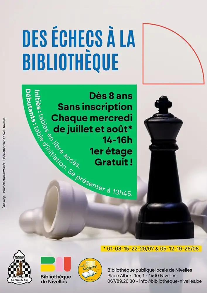Échecs à la bibliothèque de Nivelles